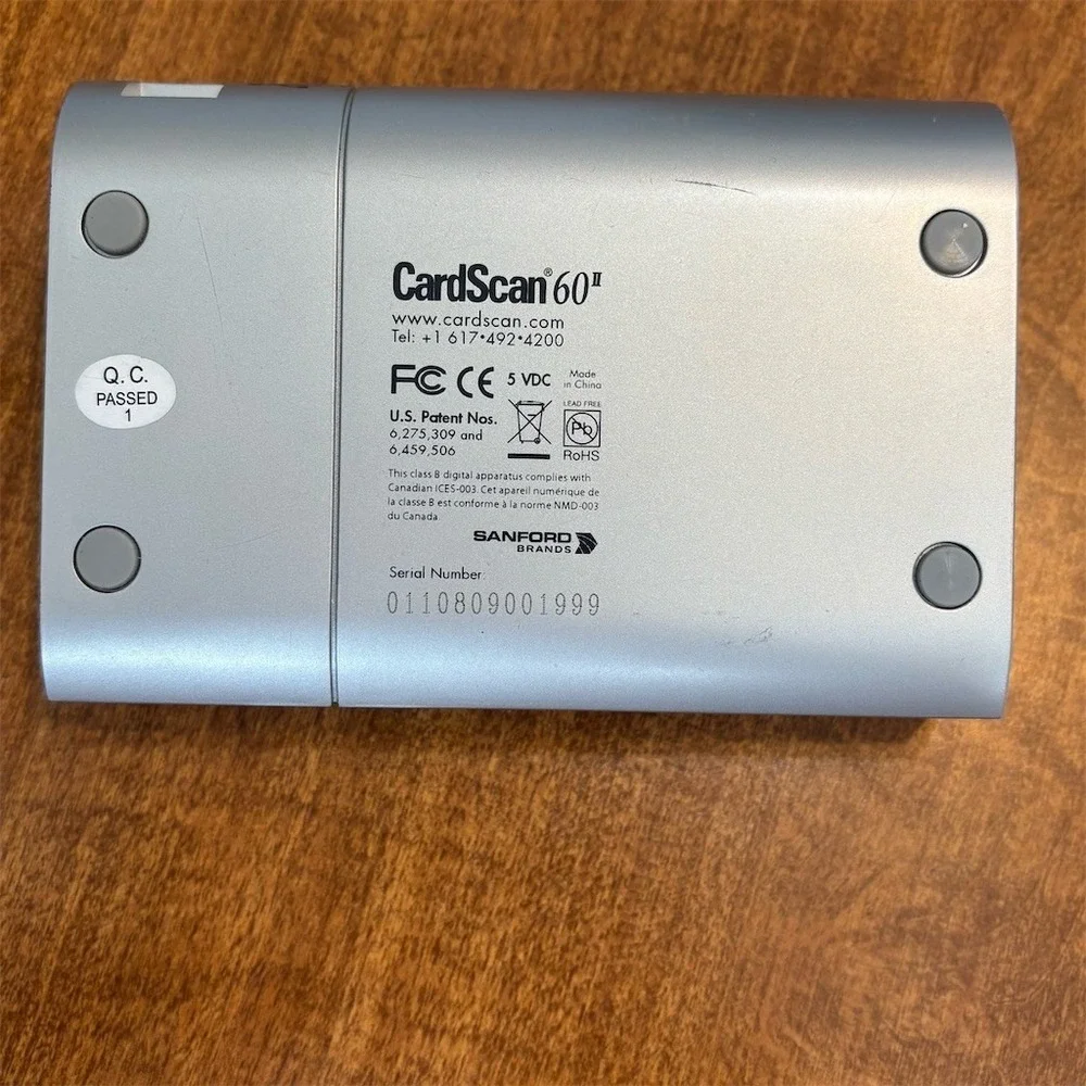 CardScan USB Business Card Scanner Contact‎ Management Desktop Scanner